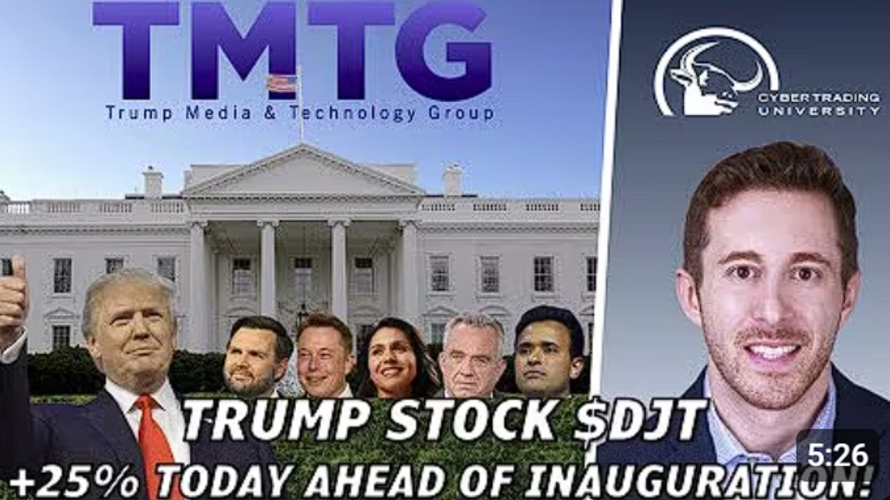 Trump Stock $DJT +25% Before The Inauguration! Is There More To Come?