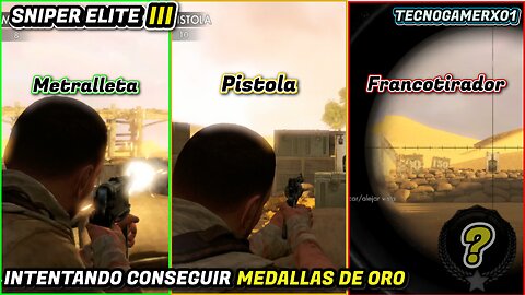 Jugando el MODO CAMPO DE TIRO |Sniper Elite 3 Steam |