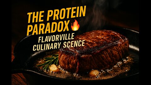 🔥 The Protein Paradox | How Heat Unlocks Juiciness | FlavorVille Culinary Science