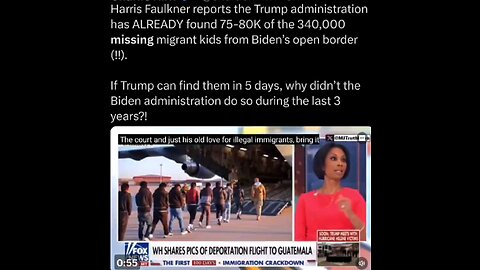 Trump Administration located 80,000 missing children in 4 days. What were the Democrats doing?