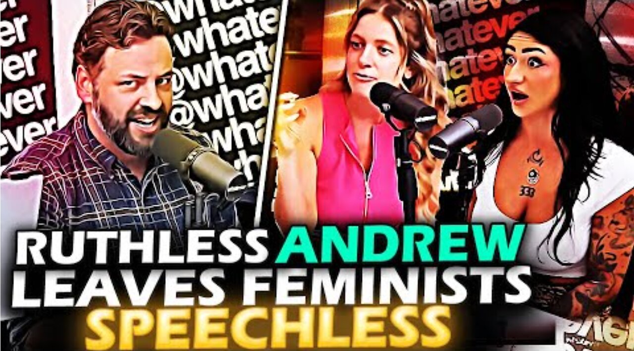 Andrew leaves 304 feminists DUMBFOUNDED when they couldn't REFUTE his logic on LIBERALISM