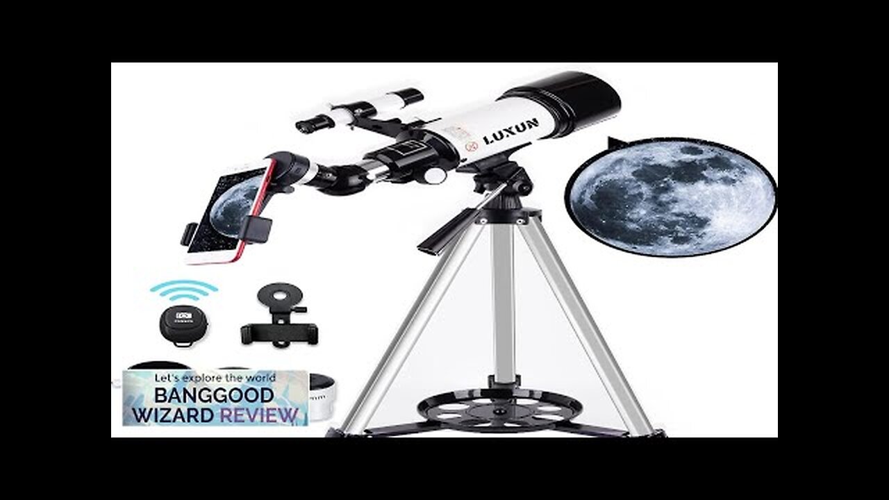 LUXUN Telescope for Astronomy Beginners Kids Adults 70mm Aperture 400mm Astronomical Review