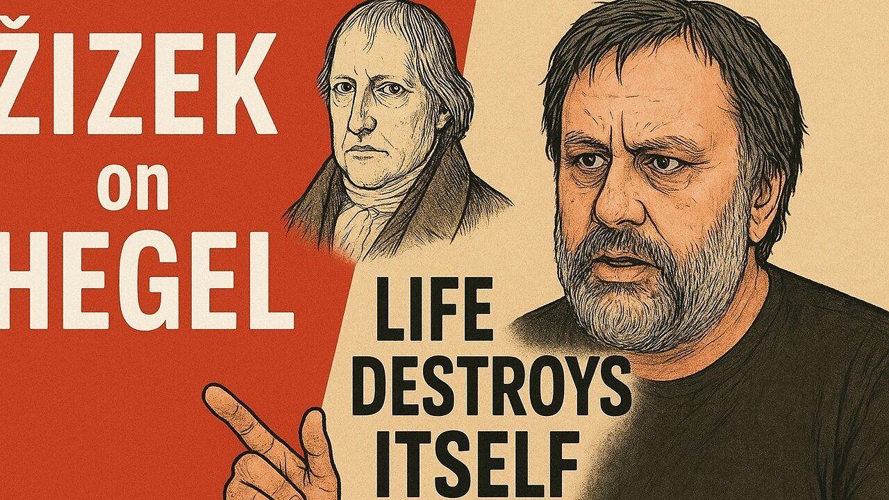 Slavoj Zizek SHOCKS w REVEAL of Hegel's DARK SECRET That DESTROYS All Life