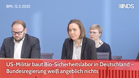 US-Militär baut Bio-Sicherheitslabor in Deutschland – Bundesregierung weiß angeblich nichts | BPK