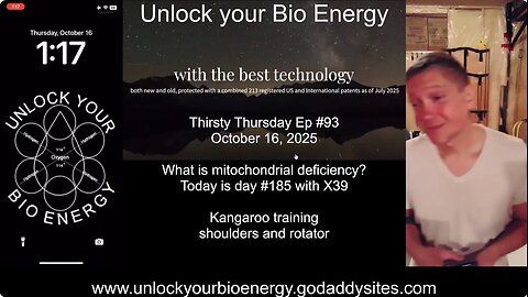 What is mitochondrial deficiency and what does it look like, Thirsty Thursday Ep 93 October 16, 2025
