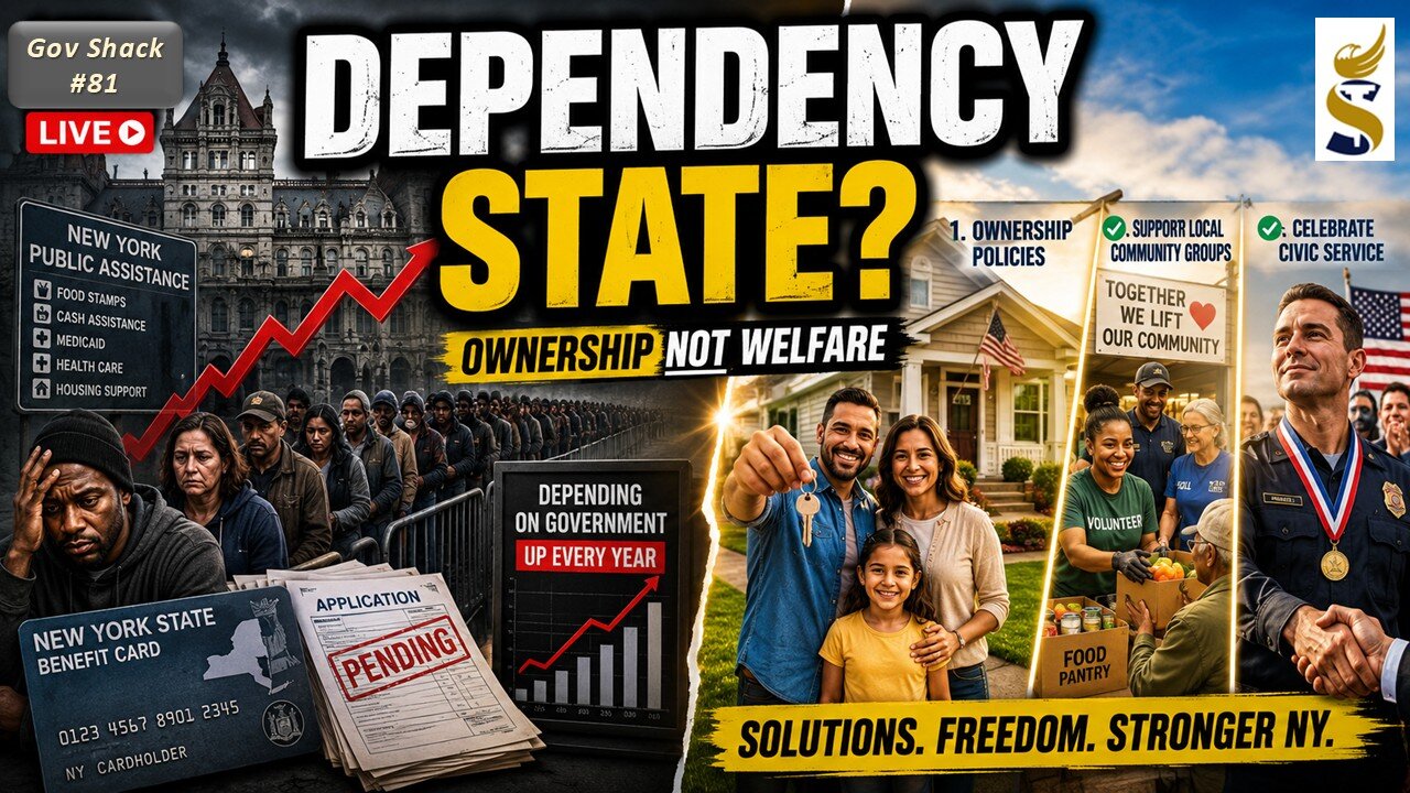 Gov Shack 81: We Need Ownership, Not Dependency​! LIVE Talk & Fundraiser!