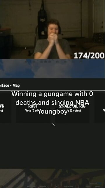 Winning a gungame with 0 deaths