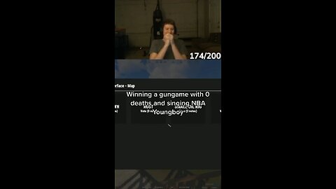 Winning a gungame with 0 deaths