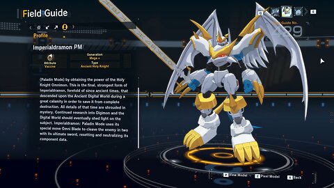 imperialdramon PM all digivolution/de-digivolution/profile Digimon Story Time Stranger