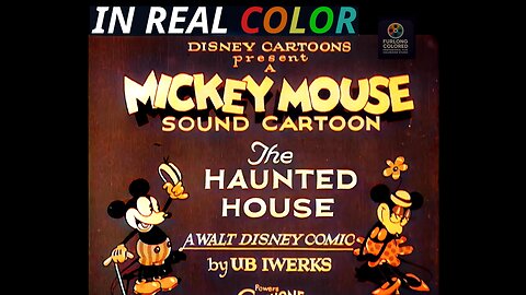👻 Mickey Mouse — The Haunted House (1929) — In Real Color — Full Cartoon