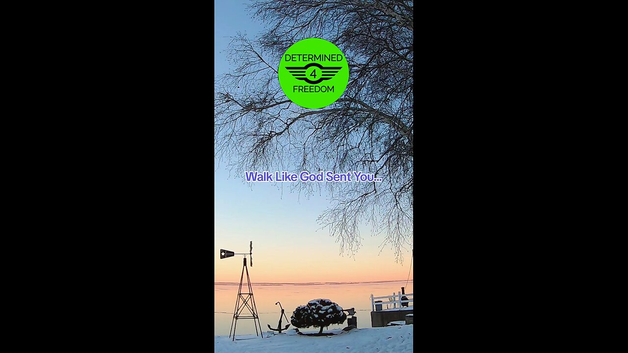 Walk Like God Sent You...