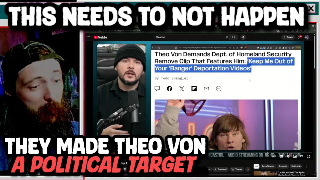 Theo Von Is VERY Upset At The Government (For Good Reason)