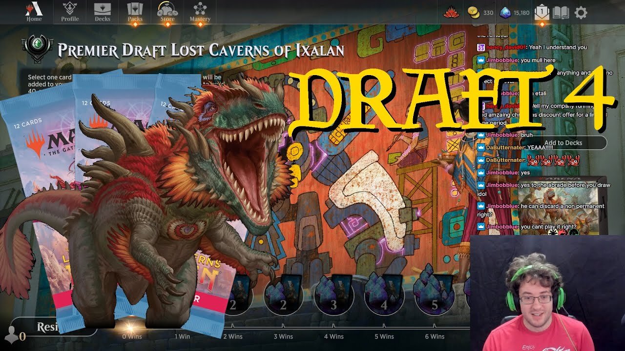 Gishath stomping at DRAFT !!! !Lost Caverns of Ixalan Draft