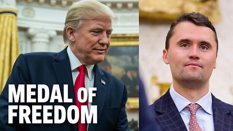 President Trump Presents Charlie Kirk with Medal of Freedom