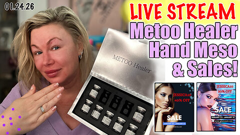 Live Metoo Healer (PDRN) Hand Meso and Glamderma/ Glamcosm Sales! Code Jessica10 Saves