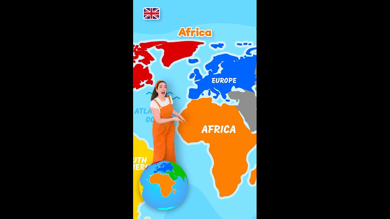 Seven Continents for Kids | Learn World Geography #learning #kids #beginner #geography #english
