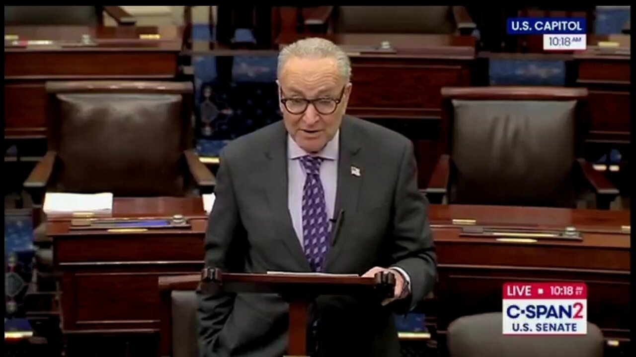Sen Chuck Schumer Demands Healthcare for Illegal Aliens To Open Govt