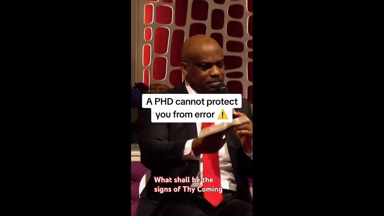 A PHD cannot protect you from error!