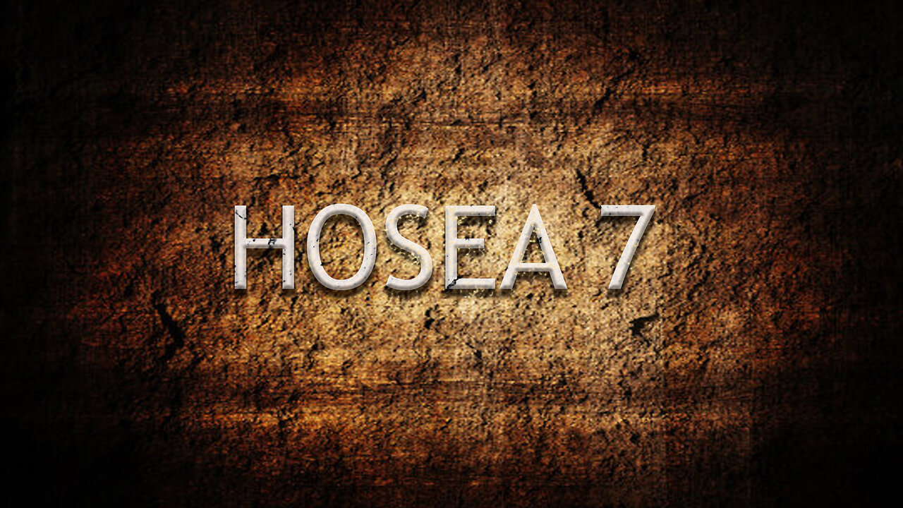 Hosea Chapter 7 | Pastor Anderson