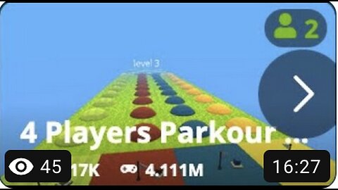 Kogama 4 Players Parkour ✨✨Game