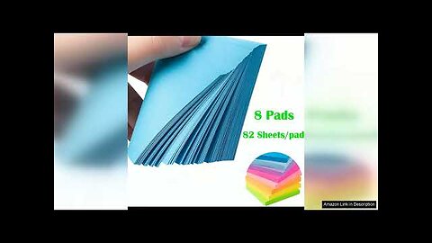 Sticky Notes 3x3 InchesBright Colors Self-Stick Pads Easy to Post for Home Review