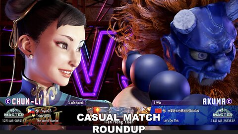 Kuya Kalbo SF6 Custom Match Roundup. Chun Li Master Rank [Hori Fight Stick]