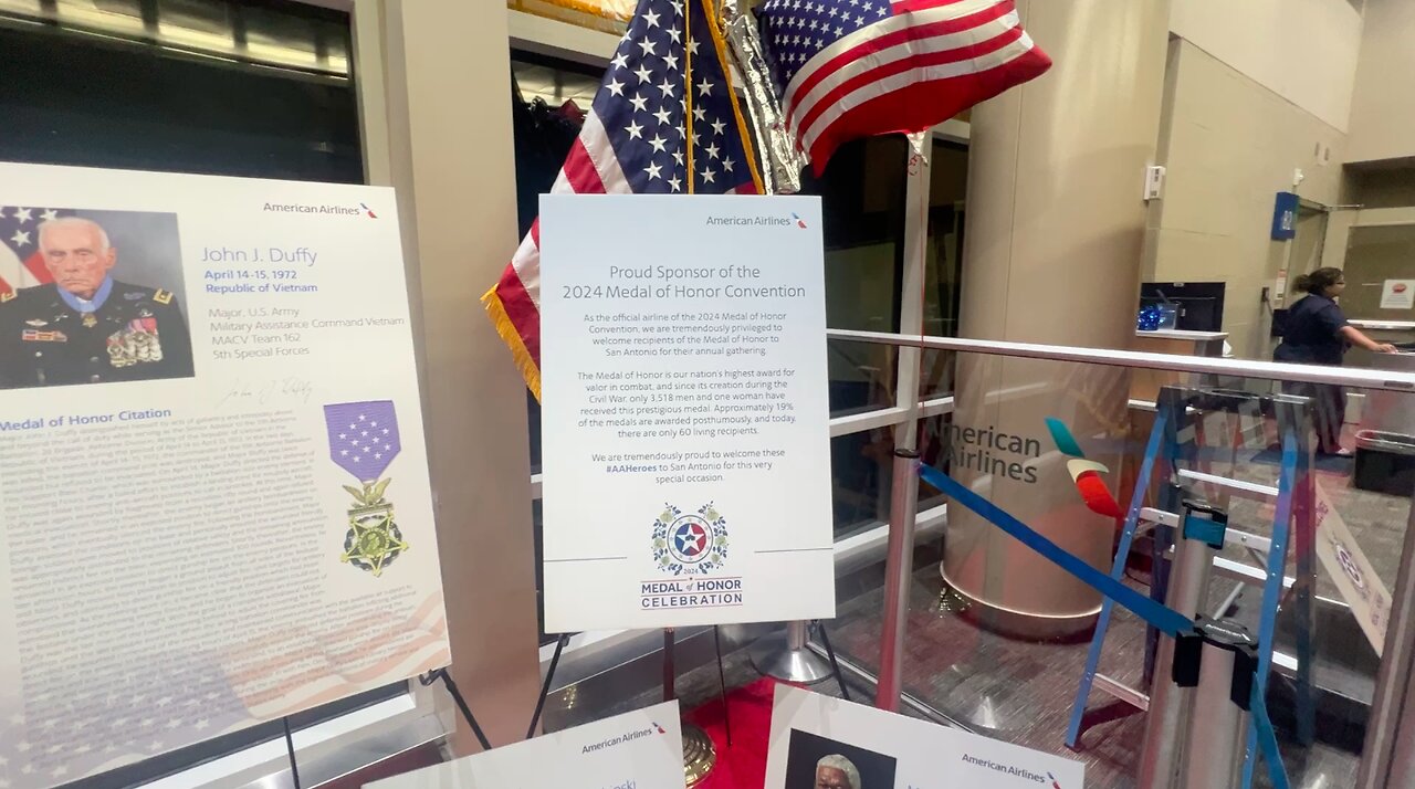 his year San Antonio,Tx hosted the 2024 Medal of Honor Convention