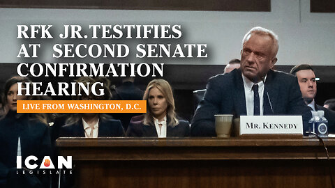 LIVE COVERAGE: RFK JR. TESTIFIES AT SECOND SENATE CONFIRMATION HEARING