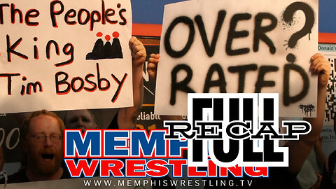 FULL RECAP !! Last week’s Memphis Wrestling! Watch before tomorrow’s show !!