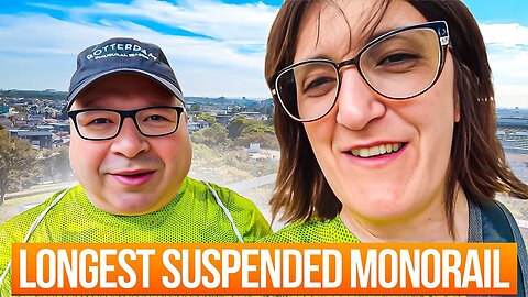 World's LONGEST Suspended Monorail! 🤯 Riding the Chiba Monorail for Stunning Views