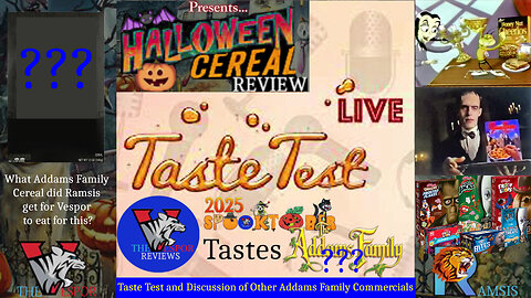 Addams Family 2025 | Related Cereal Review | Live Taste Test | History and Thoughts | #halloween2025