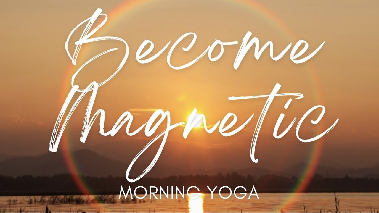 Become magnetic💫 | 🌞6 minute good morning yoga + stretch