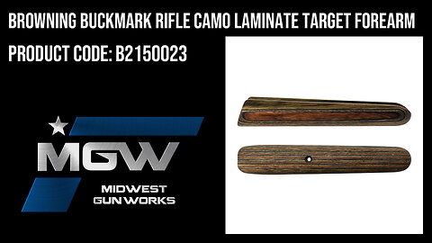 Browning Buckmark Rifle Camo Laminate Target Forearm - B2150023