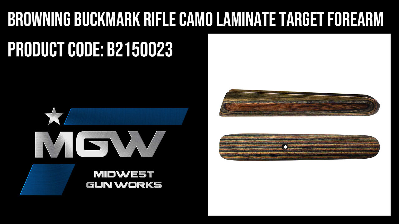 Browning Buckmark Rifle Camo Laminate Target Forearm - B2150023