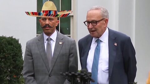 President Trump Shares CRYIN' Chuck Schumer and Dollar Store Obama Hakeem Jeffries Video
