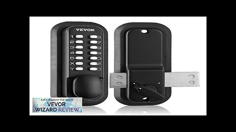 VEVOR Mechanical Keyless Entry Door Lock 14 Digit Keypad Outdoor Gate Door Review