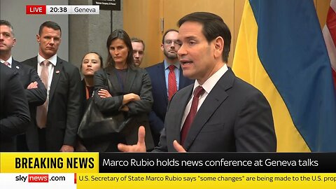 Podle Rubia nastal v jednání s Ukrajinci v Ženevě velký pokrok, ale odmítl sdělit detaily!