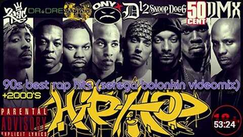 90s & 00s Best Hip-Hop Classics & Throwback Rap Hits Video Mix