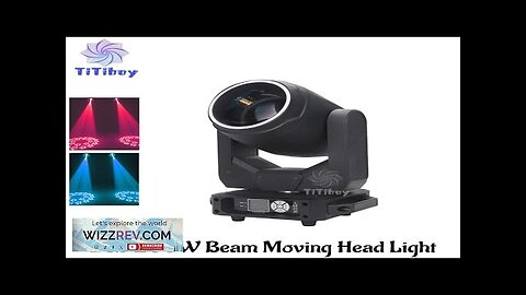 No Tax 1Pcs 200W LED Lyre Moving Head Light Beam Light Effect Review