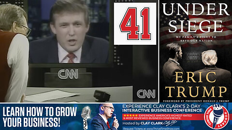 Trump At Age 41 | 1987 Larry King Interview w/ Donald J. Trump At Age 41 + 2025 Clay Clark Interview w/ Eric F. Trump At Age 41 + Join Eric Trump at Clay Clark's Dec. 4-6 ThrivetimeShow.com Business Conference