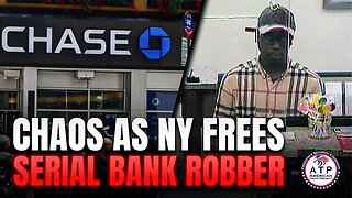CRIME CITY! SERIAL BANK ROBBER WITH 34 BANK ROBBERY ARRESTS CUT LOOSE WITHOUT BAIL!