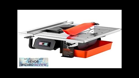 VEVOR Wet Tile Saw 7-inch 65Mn Steel Blade 3500 RPM Induction Motor Review