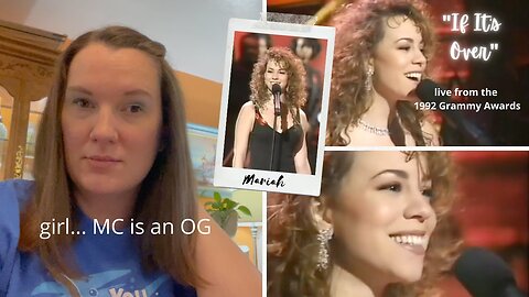 Mariah Carey | "If It's Over" (1992 Grammy Awards) [Reaction]