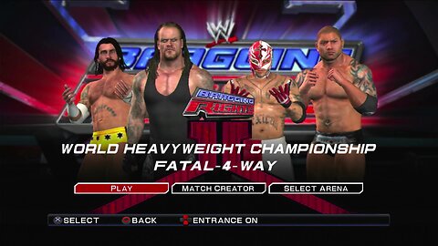 WWE Smackdown vs. Raw 2011 - Batista vs. Rey Mysterio vs. CM Punk vs. Undertaker
