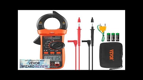 VEVOR Digital Clamp Meter Multimeter True RMS AC DC Volt Amp NCV Review