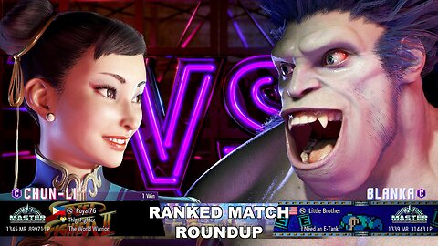 Kuya Kalbo SF6 Ranked Match Roundup. Chun Li Master Rank [Hori Fight Stick]