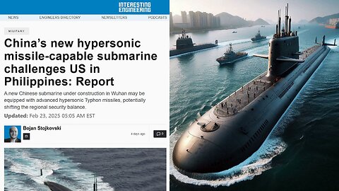 China targets Philippines with new Hypersonic-Nuclear Missile-armed Submarines due to Typhon Systems