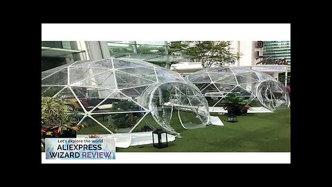 outdoor clear glass pvc garden dome tent house restaurant dome igloo Review