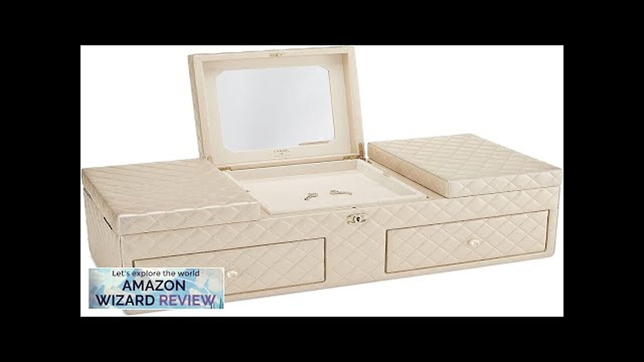 CHANEL Pre-Loved Beige Quilted Lambskin Jewelry Chest Large WhiteAs coveted as it is chic Review