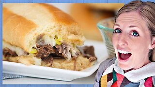Instant Pot French Dip Sandwiches (2 INGREDIENTS!)